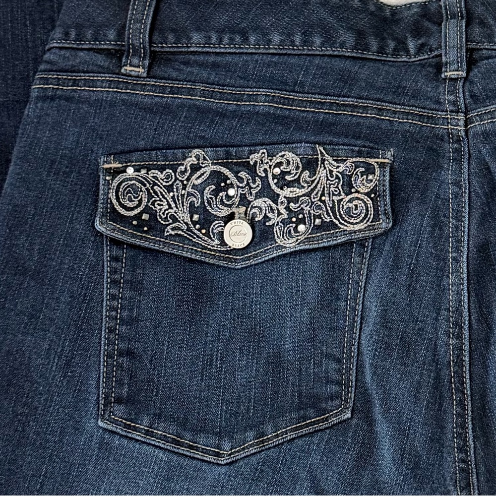 WHBM Embellished Blue Boot Jeans - Picture 9 of 12